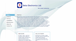 Desktop Screenshot of beta-elec.com